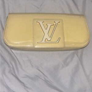 Louis Vuitton Cream Clutch Bag